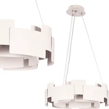 Závěsné svítidlo Torino, 1x bílé kovové stínítko, w