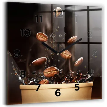 Hodiny Nástěnné hodiny Wallfluent černé 30 cm