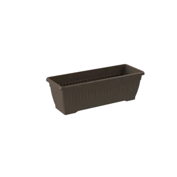 Květináč Gardino Gardino, Truhlík MEDITERAN 50 x 19 x výška 16,5 cm, hnědá