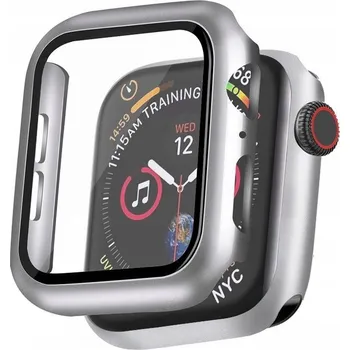 Pouzdro na mobilní telefon POUZDRO POUZDRO + SKLO PRO APPLE WATCH 7 8 9 2v1 41 mm