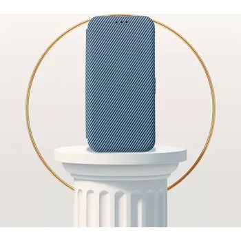 Pouzdro na mobilní telefon Flip pouzdro FOLIO Side Magnet MOTOROLA Moto G75 – modré (Elegantní flip pouzdro a kryt FOLIO Side Magnet pro MOTOROLA Moto G75 – modrý obal s magnetickým zavíráním a kapsou)