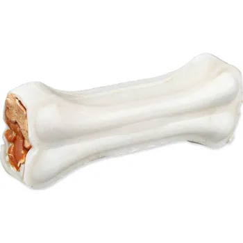 Pamlsek pro psa Pochoutka Trixie DentaFun buvolí kůže obalená plněná kachním, kost 2ks/120g