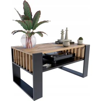 Konferenční stolek Konferenční stolek Matkam obdélníkový 100 x 53,6 x 50 cm dub wotan