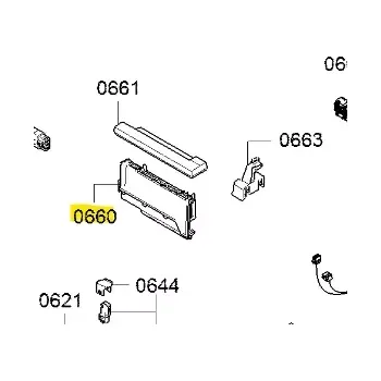 Kuchyňský spotřebič Elektronický modul naprogramovaný do myček nádobí Bosch Siemens ()