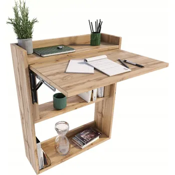 Psací stůl Konzolový Stolek Matkam dub wotan matný 70 x 85 x 20 cm