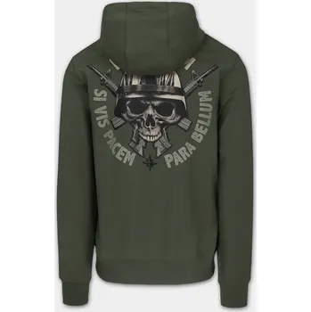 Pánská mikina PitBull West Coast Pánska mikina PARA BELLUM - zelená - PWC_PMPARABEL_GREEN Velikosti: XL