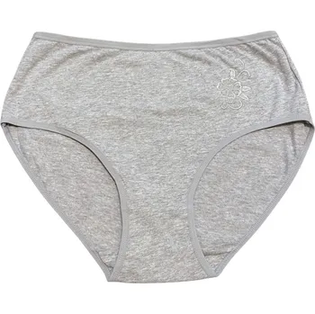 Kalhotky Dámské bavlněné kalhotky NICE VĚTŠÍ VELIKOS - více barev Barva: Šedá, Velikost: XXXL