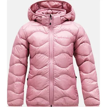 Dívčí bunda BUNDA PEAK PERFORMANCE JR HELIUM DOWN HOOD JACKET BITTER ROOT