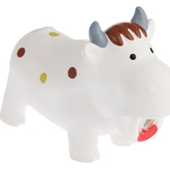 Hračka pro psa Hračka pro psy pískací latexová kráva Isabella - 1 kus, D 18 cm