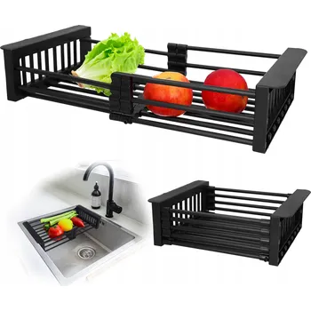 Odkapávač na nádobí ODKAPÁVAČ NA DŘEZ organizér do dřezu, kuchyňský košík, police na kohoutek