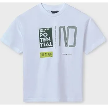 Chlapecké tričko chlapecké tričko s nápisy Mayoral 6014-30 velikost 152