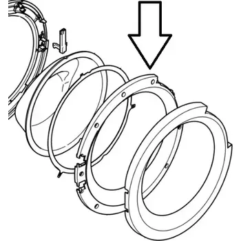  Vnitřní rám dveří 00748213 pro pračky Bosch a Siemens - Kvalitní náhradní díl pro bezpečné uzavření pračky