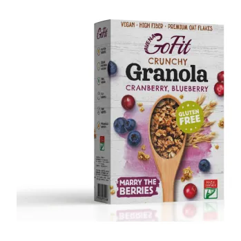 Gofit brusinkovo-borůvková granola 250 g