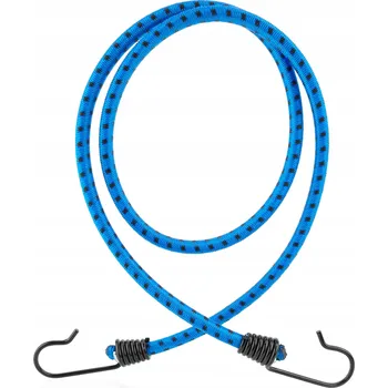 autokoberec Gumové transportní lanko s háčky na náklad, expander modré, 80 cm