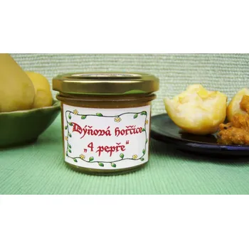 Omáčka Dýňová hořčice "4 pepře" - 200 ml