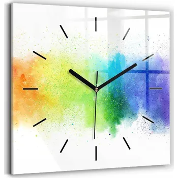 Hodiny Nástěnné hodiny Wallfluent černé 30 cm