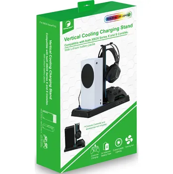 Držák na ovladač Multifunkční nabíjecí stojan s chlazením Xbox Series