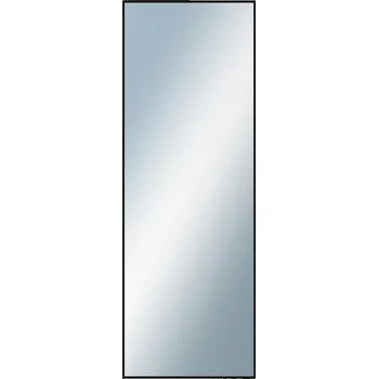Koupelnový nábytek DANTIK - Zarámované zrcadlo - rozměr s rámem cca 50x140 cm z lišty Hliník černá lesklá |P269-016 (7269016)
