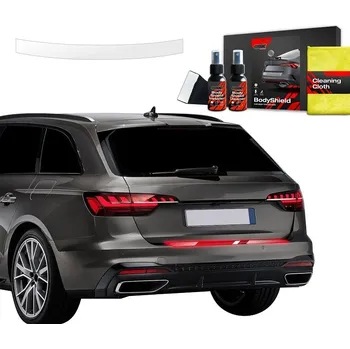 Lišta karosérie GRIZZ Protector Ochranná fólie zadního nárazníku Audi A4 B9 Combi Facelift (2019 - 2024) , 1 ks