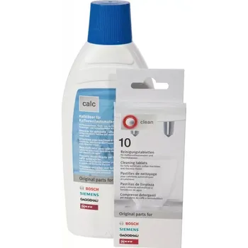 Příprava kávy Originální sada Odvápňovač a tablety kávovarů Bosch Siemens (00311813)