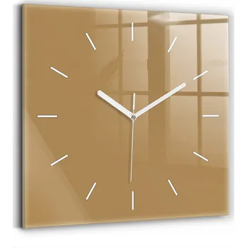 Hodiny Nástěnné hodiny Wallfluent béžové 30 cm