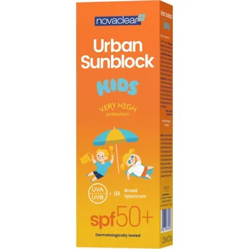 Přípravek na opalování novaclear Urban Sunblock krém SPF50+ děti 125ml