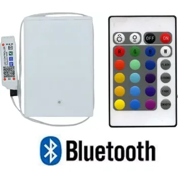 Příslušenství pro LED osvětlení BAT24/B Bateriový box s dálkovým ovladačem pro RGB LED pásky Bluetooth (Bluetooth Ovladač pro RGB LED pásky)