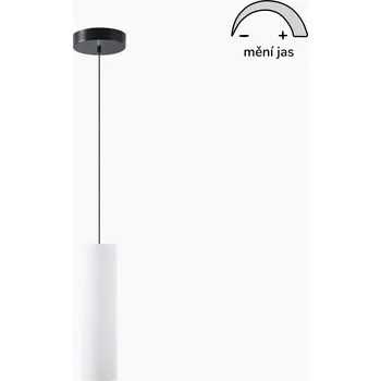 Plnospektrální LED svítidlo KIMBA S2 skleněné 120 mm 41W černé - Večerní a noční, Jen zapnout a vypnout