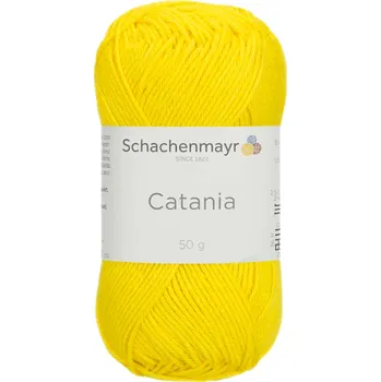 Příze Schachenmayr Příze Catania 442 sytá žlutá