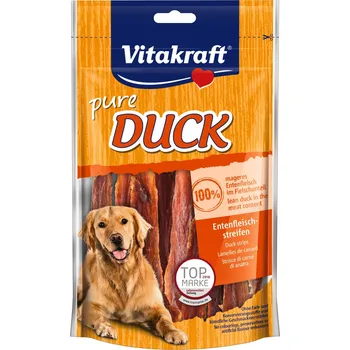 Pamlsek pro psa Vitakraft Pure Duck proužky z kachny 80g