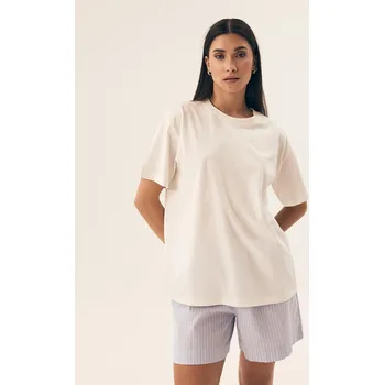 Pánská móda Henderson Dámské pyžamo 42783 Nanda kr/r S-XL krém M