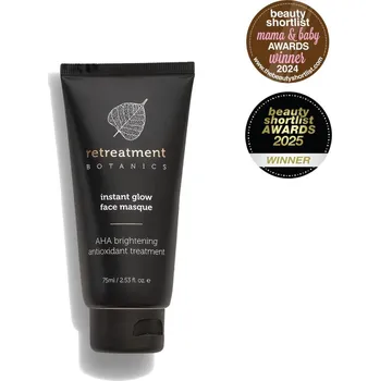 Pleťová maska Retreatment Botanics Instant Glow Face Masque | Rozjasňující pleťová maska 75 ml