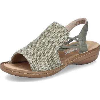 Dámské sandále Dámské sandály RIEKER 60843-52 zelená S5 41