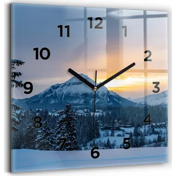 Hodiny Nástěnné hodiny Wallfluent bílé 30 cm