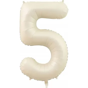 Balónek BALÓN ČÍSLICE PĚT 5 NAROZENINOVÁ DEKORACE 100 cm