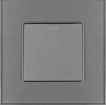 vypínač Vypínač Jednopólový SKLENĚNÝ Šedý Klasický MIUUN