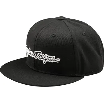 Kšiltovka kšiltovka unisex TROY LEE DESIGNS FLAT BILL SNAPBACK SIGNATURE BLACK