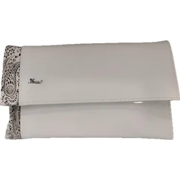 Kabelka Dámská kabelka/ psaníčko Karen Tina - bílá/ vzor