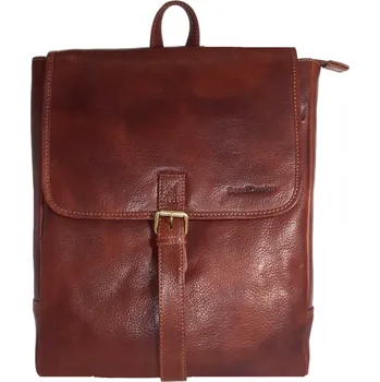 Městský batoh Sendi Design Kožený městský batoh na notebook Sendi Bard hnědý
