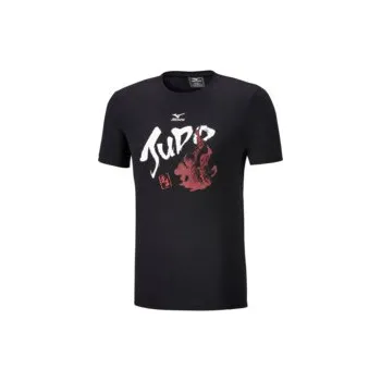 Pánské tričko Mizuno JUDO T-SHIRT DENTO Tričko L, černá