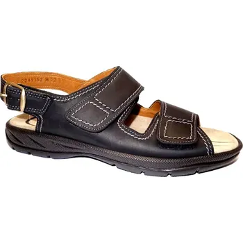 Pánské sandále Letní vycházková obuv, Jomos, Activa, šíře H, černá: 31 47 (417-417)