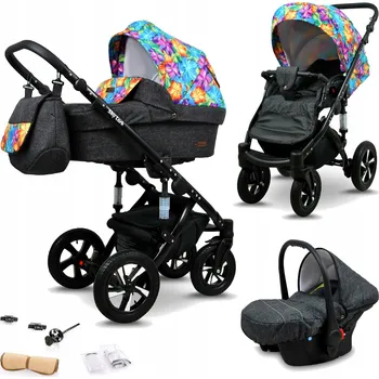 Kočárek Dětský kočárek 3v1 BabyLux Sky Lark