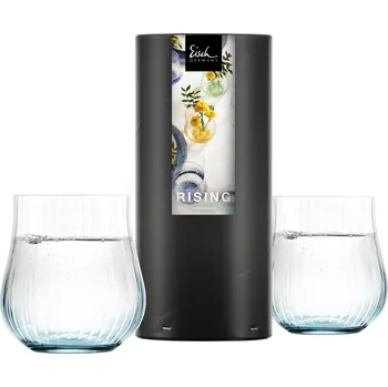 Sklenice Eisch 2 univerzální sklenice 113/9 aqua v dárkové tubě