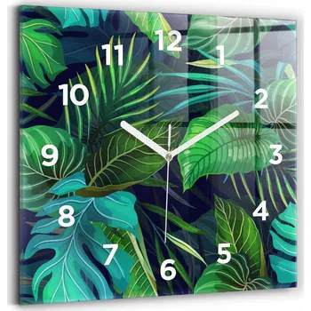 Hodiny Nástěnné hodiny Wallfluent zelené 30 cm