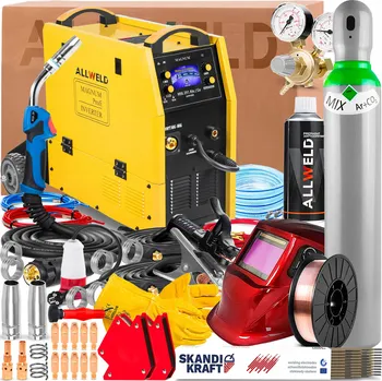 Svářečka Svářečka MAGNUM MIG 291 ALU CU Synergie 400V 280A MMA TIG DC FLUX 4-kladková