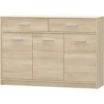 Komoda 3D2S, dub sonoma, TEYO