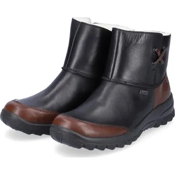 Dámské polobotky Dámská kožená obuv L7167-00 Rieker černá Barva: schwarz, Velikost: 38