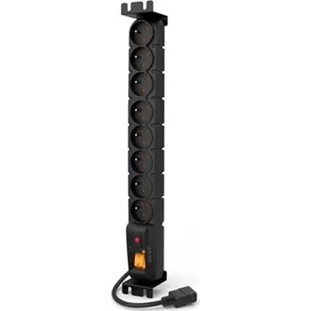 Napájecí panel PDU Acar 19" napájecí panel ACAR S8/3m 8x230V-3m IEC320 C14