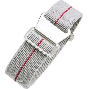 Řemínek na hodinky Nylonový řemínek Ricardo, šedý - 22 mm