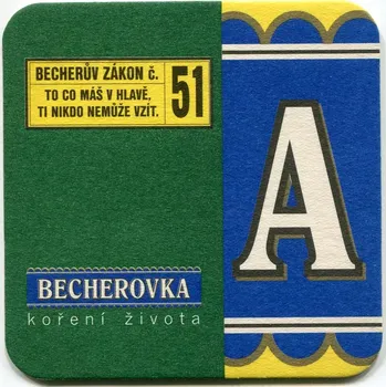 Poštovní známka Becherovka - Becherův zákon č. 51 - A